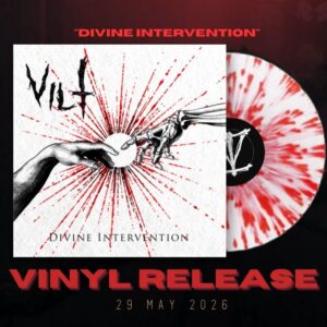 Vinyl - red-white splatter- Divine Intervention - Vilt band